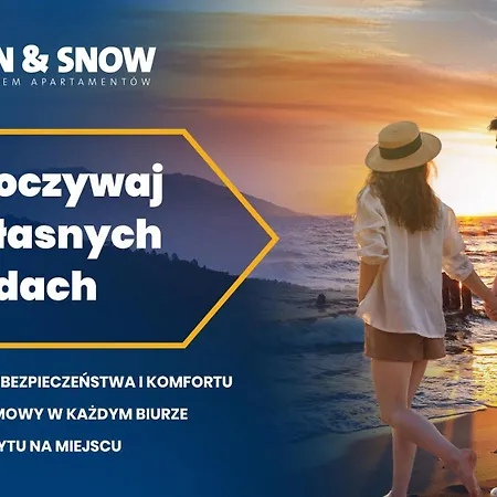 Delux Sun & Snow Nad Ujsciem - Blisko Plazy, Centrum, Klimatyzacja Leba